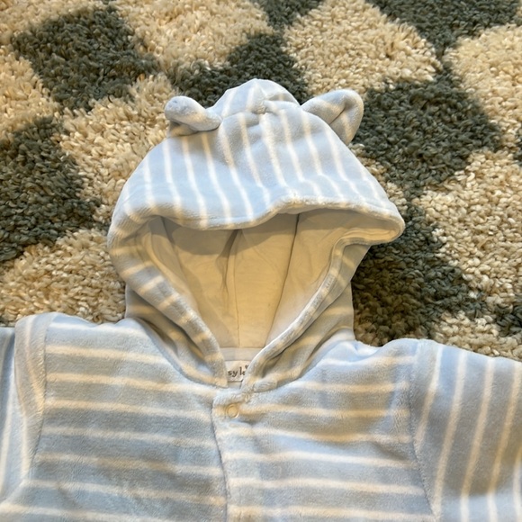 Kissy Kissy Striped baby velour bunting - Picture 2 of 2